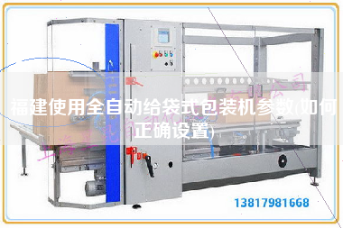 福建使用全自動給袋式包裝機參數(shù)(如何正確設置)