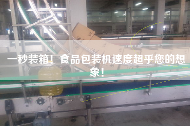 一秒裝箱！食品包裝機(jī)速度超乎您的想象！